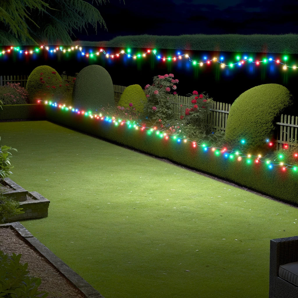 Coloured garden lights solar deals