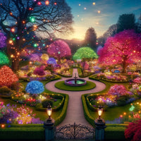 50 Multi-Colour LED Cherry Blossom Flowers Solar Fairy Lights