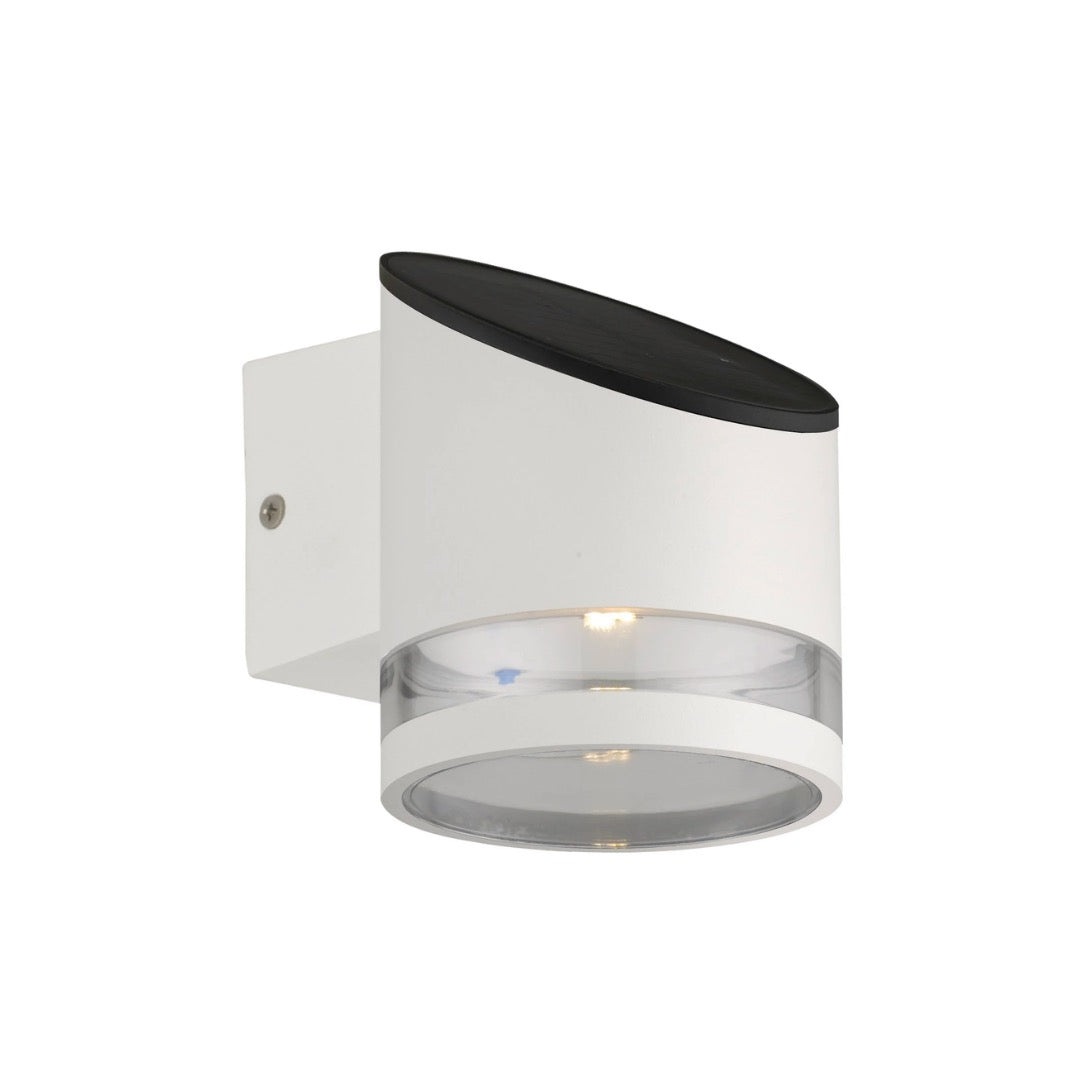 Ring Wall Light Solar-Powered + Bridge (1st Gen) in White