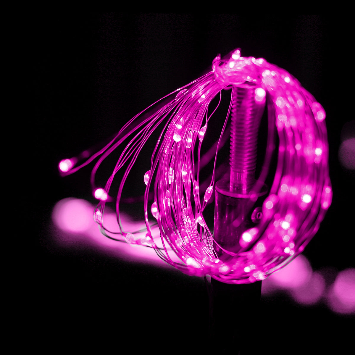 100 Pink LED Solar Micro String Lights | Best Selling Solar Lights ...