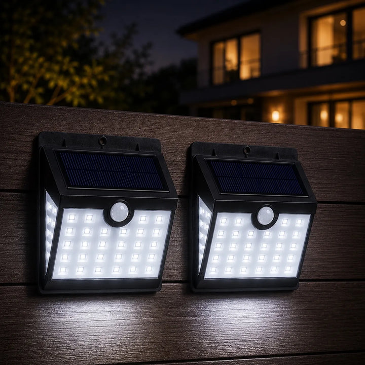 40 LED Solar Security Lights (Set of 2)