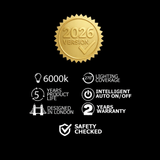 NightHawk - 40 LED Solar Security Lights (Set of 2)