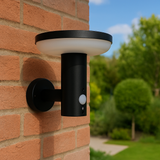 Infiniti Black Solar Wall Light