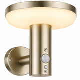 Infiniti Silver Solar Wall Light