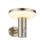 Infiniti Silver Solar Wall Light