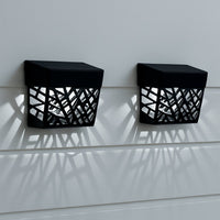 Louis Solar Fence Lights – Set of 4 with Bright White