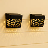 Louis Solar Fence Lights – Set of 4 with Warm White LED