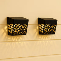 Louis Solar Fence Lights – Set of 4 with Warm White LED