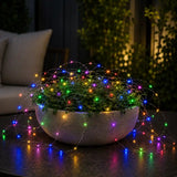 100 Multi-Colour LED Solar Micro String Lights