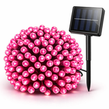 100 Pink LED Solar Fairy Lights