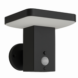 Tabeta Black Solar Wall Light