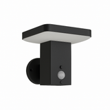 Tabeta Black Solar Wall Light