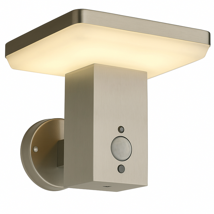 Tabeta Silver Solar Wall Light