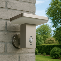 Tabeta Silver Solar Wall Light