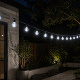 Classic Bright White Solar Festoon Lights – Set of 20