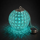 Solar Crystal Ball Light with Colour Changing LED