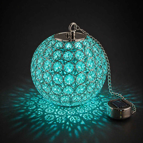 Solar Crystal Ball Light with Colour Changing LED