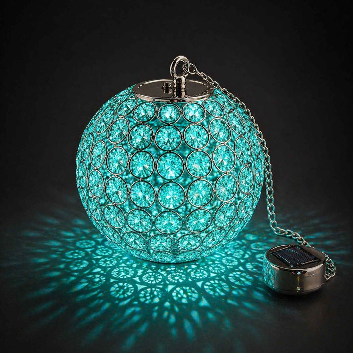 Solar Crystal Ball Light with Colour Changing LED