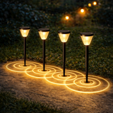 Halo Colour Changing Solar Ground Lights – Elegant Outdoor Glow