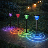 Halo Colour Changing Solar Ground Lights – Elegant Outdoor Glow