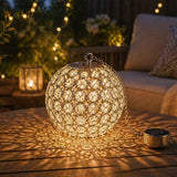 Solar Crystal Ball Light with Warm White LED