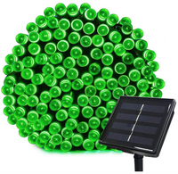 100 Green LED Solar Fairy Lights