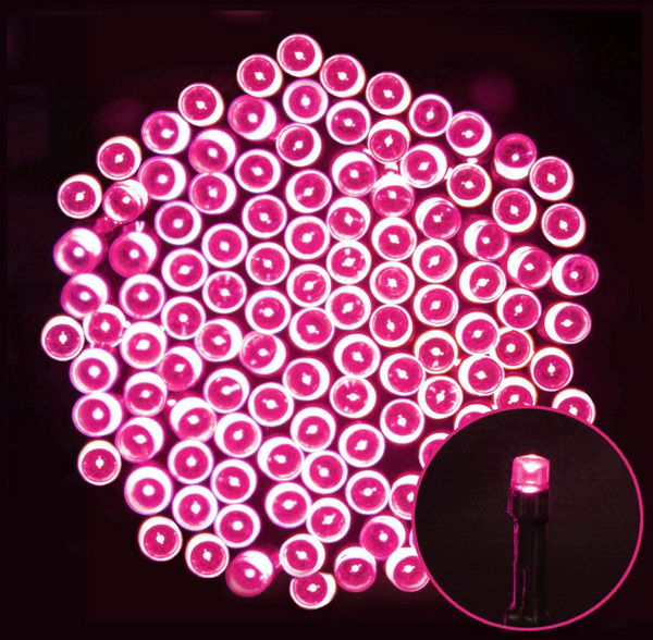 Pink led fairy lights deals