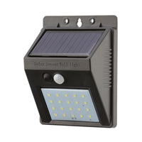 20 LED Solar Security Light - switched on