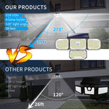 Nighthawk 214 LED Solar Security Light - SPV Lights