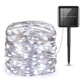 100 Bright White LED Solar Micro String Lights - SPV Lights