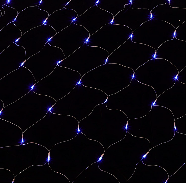 96 Bright White LED Solar Net Lights