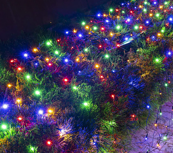 96 Multi Colour LED Solar Net Lights SPV Lights