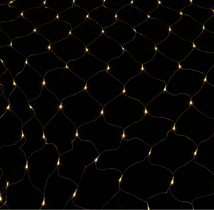 96 Warm White LED Solar Net Lights
