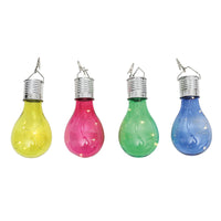 Multi-Colour Solar Bulb Lights (Set of 4) - SPV Lights