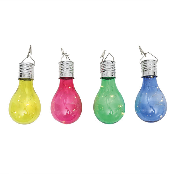 Multi-Colour Solar Bulb Lights (Set of 4) – SPV Lights