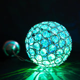 Colour Changing LED Solar Powered Crystal Ball Light Party Lights
