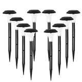 Halo XL Plastic Solar Garden Stake Lights with Colour Changing LED (Set of 8) - SPV Lights