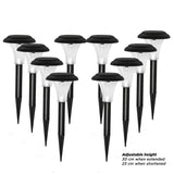 Halo XL Plastic Solar Garden Stake Lights with Colour Changing LED (Set of 8) - SPV Lights