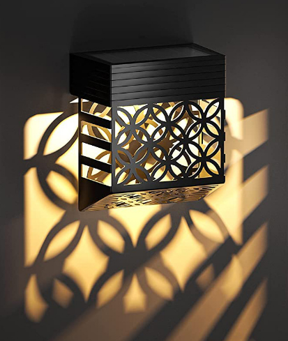 Louis Solar Fence Lights - Warm White LED (Set of 8)