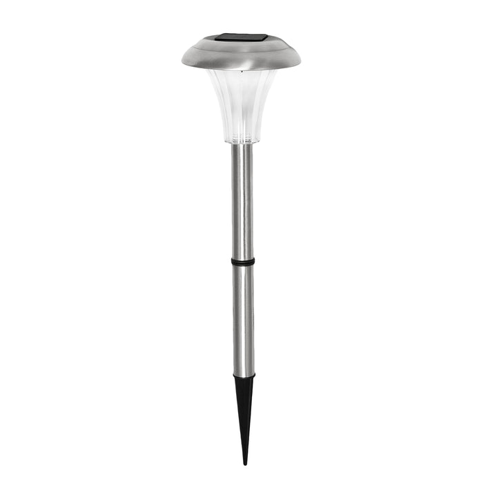 Halo XL Stainless Steel Solar Garden Stake Lights with Colour Changing LED (Set of 8) - SPV Lights
