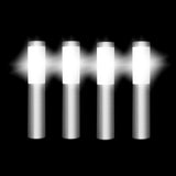 (Set of 4) Oscar Solar Powered Led Post Light Bulb Outdoor Waterproof