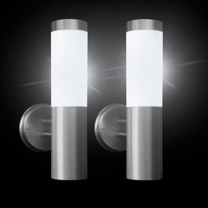 spv lights - solar wall lights (set of 2)