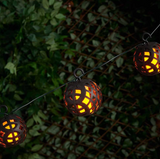 Flame Solar Fairy Lights - 8 Bulbs