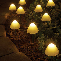 Solar Mushroom Lights (Set of 10)
