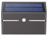 Metallic Solar Wall Light with PIR Sensor - SPV Lights