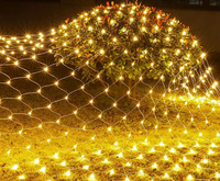 96 Warm White LED Solar Net Lights