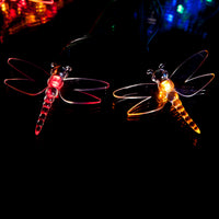 50 Multi-Colour LED Dragonfly Solar Fairy Lights - SPV Lights