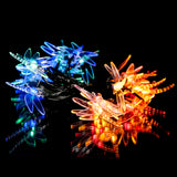 50 Multi-Colour LED Dragonfly Solar Fairy Lights - SPV Lights
