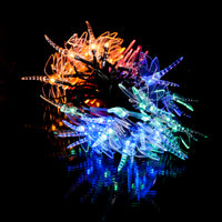 100 Multi-Colour LED Dragonfly Solar Fairy Lights - SPV Lights