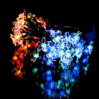 50 Multi-Colour LED Cherry Blossom Flowers Solar Fairy Lights - SPV Lights